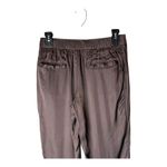 Young Fabulous and Broke Pants Women Small Brown Jensen Satin Joggers Athleisure Photo 7