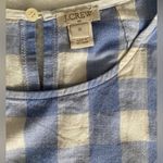 J.Crew Factory Cotton Linen Blend Sleeveless Shirt Size 10 Photo 3