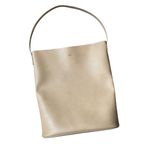 OAK + FORT City Tote Vegan Leather Beige Tan Photo 5
