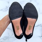 Aquazzura Muse black suede cutout ankle-tie sandal stiletto size IT 38.5 US 8.5 Photo 8