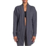 Zella  Love Open Front Mid Length Cardigan in Dark Gray Loungewear Casual Size XS Photo 9