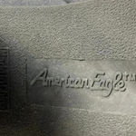 American Eagle WOMENS SIZE 10 GRAY SUEDE LIKE ANKLE BOOT BACK ZIPPER 4”HEEL Photo 10