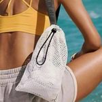 NEW Free People FP Movement Mini Mesh Bag Sling Shoulder Tote Crossbody White Photo 6