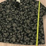 Treasure & Bond  Floral Half Zip Popover Utility Hooded Jacket! Photo 9