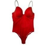 Shade & Shore  Cabana Red Light Lift underwire one piece swimsuit size 34D NWOT Photo 8