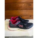 Ryka  Shoes Womens Sz 8 Sky Walk Rush Sporty Low Sneakers Blue Pink Mesh Lace Up Photo 1