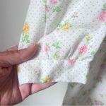 Vintage Katz Shift Floral Nightgown with Pink and Yellow Accents Coquette Sz M White Size M Photo 5