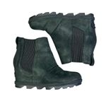 Sorel  Joan of Arctic Wedge II Boots Womens 7 Black Suede Lace-Up Ankle Outdoor Photo 0