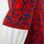 Boden cotton blend red floral print long sleeve dress‎ with pocket, size 4 Red Photo 9
