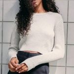 Aritzia Wildfred Free Boland Merino Wool Sweater in Heather Birch Grey Photo 0