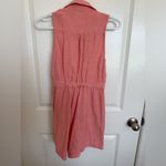 Anthropologie  Coral Collared Romper Size 0 Photo 4