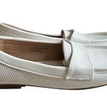 Boston Design Studio Sz 7M White Round Toe Driving Loafers Flats Women 91274 Photo 2