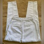 We The Free Free People We The Free City Of Lights Sz 25 High Rise Linen Blend Ecru Jeans Photo 8