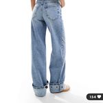 ASOS wide leg dad jeans with cuff Photo 3
