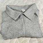 BP NWT  Womens 2X Gray Short Sleeve‎ Half Zip Collard T Shirt Dress Casual Mini Photo 0