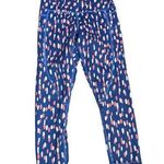 Zyia Drop Of Spring Cropped Light N Tight Blue Pink Polka Dot Athletic leggings Photo 0