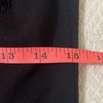 BCBGMAXAZRIA  Alyn Black Fringe Trim Flounce Hem Cocktail Dress Womens X Small Photo 6