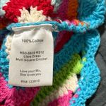 Show Me Your Mumu  women’s size medium Libra multi square crochet coverup dress Photo 6