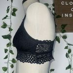 Aeropostale  Black Lacey Racerback Bralette Photo 1