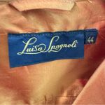 Luisa Spagnoli Burnt Orange 100% Silk Belted Elegant Jacket Size 44 Photo 1