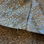 Say Yes To The Prom Blue Beaded Halter Top Photo 3