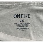 On Fire  Women 3X‎ Be YOU Tiful Graphic Tee Beige Shirt Casual Retro Oversize Photo 3