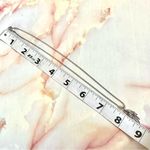 Silver tone half angel wing pendant necklace Photo 7