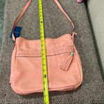 Cole Haan NWT Coral Genuine Leather Lacey Shoulder Crossbody Handbag Boho Casual Photo 11
