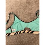 Sugar Beach Zebra Cut Out Pastel Bralette Bikini Top, M Size M Photo 8
