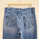 Mother Denim The Dodger Ankle High Rise Wide Leg Cropped Jeans Blue Plus Size 33 Photo 10