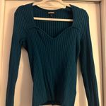 EXPRESS Sweetheart Neckline Sweater Photo 1