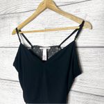 Victoria's Secret Victoria’s Secret Black Lace Trim Modal Cropped Cami Size XL Photo 4