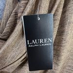 Ralph Lauren Lauren Top XXL Brown Gold Foil Metallic Off Shoulder Glam Goddess Photo 13