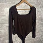 Lululemon Nulu Square Neck Long Sleeve Bodysuit Thong Cut NWT Size Large (FRPR) Photo 5
