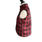 Merona Reversible Vest Small Black Red White Photo 5