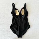 Oscar de la Renta Vintage Multicolored Geo Square Faux Wrap One Piece Swimsuit Photo 7