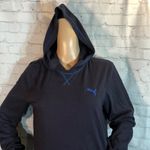 Puma Dark Blue Long Sleeve Workout Hoodie Tee M Photo 1
