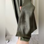 Birdy Grey  Lisa Shiny Satin Cowl Neck Olive Green Long Dress in Women’s Size S Photo 15