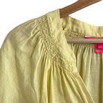 Lilly Pulitzer Womens Linen Peasant Top Size S Resort Preppy Beach Country Club Photo 3