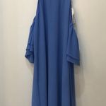 Naked Zebra NWT  Cold shoulder periwinkle dress small . Photo 2