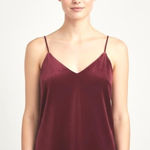 EXPRESS Y2K  Deep Rose Velvet Cami Top Size XS Tank Camisole Photo 0