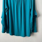 Grace Womens Top 2X Stretch Casual Workwear Career Office Contemporary Feminine Blue Photo 9