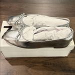 Schutz New in Box  Arissa Metallic Silver Ballet Flats Sz 7.5 Photo 7