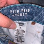 Aeropostale  High Rise Shorty Blue Jean Denim Shorts Distressed Cut-Off NWT 0 Photo 10