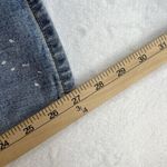 Old Navy Sz 16 Boyfriend Straight Jeans Mid Rise Bleach Spots Light Wash Stretch Photo 14