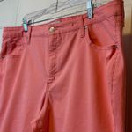 Crown & Ivy Crown &‎ Ivy Women's High-Rise Skinny Crop Pants Size 18W Coral Pink Trendy  # Photo 5