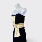 Dave & Johnny Velvet Prom Dress Black Size 10 Photo 1