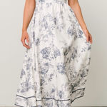 Baltic Born NWT Bellagio Midi Dress Size XL Slate Floral Photo 0