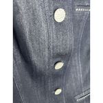 Christine Alexander Jacket Womens Small Blue Rhinestone Crystal Buttons Denim Photo 1