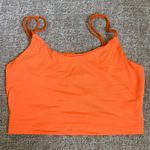 Neon orange crop tank top Size M Photo 0